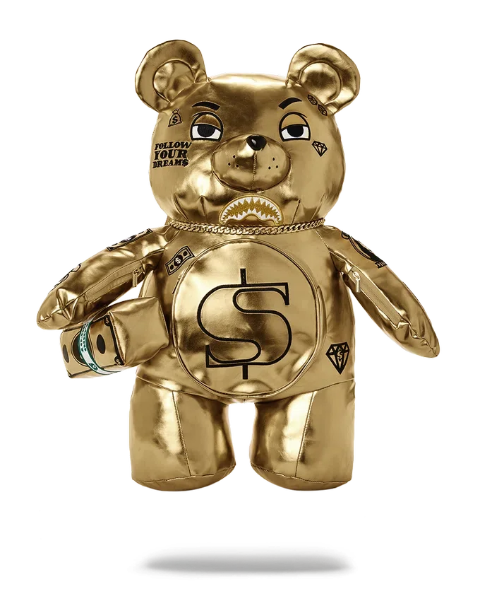 RUCSAK GOLD RUSH MONEYBEAR TEDDYBEAR Rucsacuri