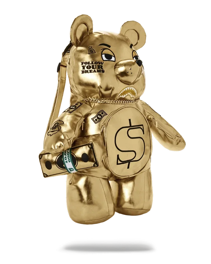 RUCSAK GOLD RUSH MONEYBEAR TEDDYBEAR Rucsacuri