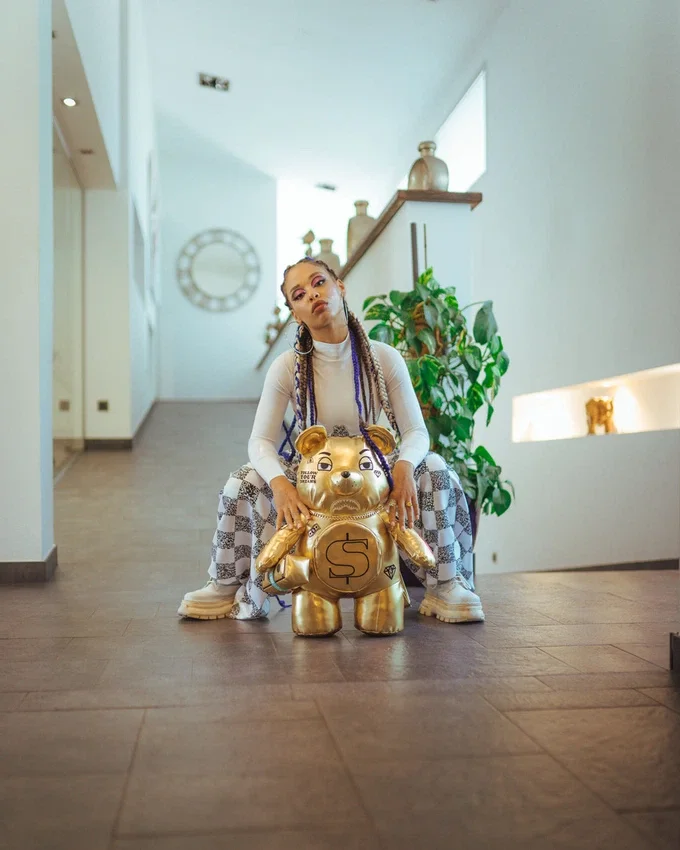 RUCSAK GOLD RUSH MONEYBEAR TEDDYBEAR Rucsacuri