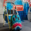 RUCSAK JORGE RODRIGUEZ THE ARTIST COLLAB DRIPS SHARKS Rucsacuri