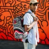 RUCSAK KEITH HARING SKATER SHARK DLXSR Rucsacuri