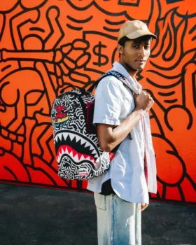 RUCSAK KEITH HARING SKATER SHARK DLXSR Rucsacuri