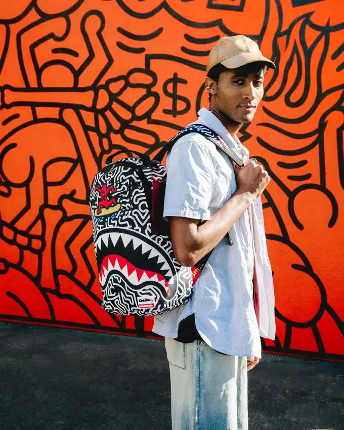 RUCSAK KEITH HARING SKATER SHARK DLXSR Rucsacuri