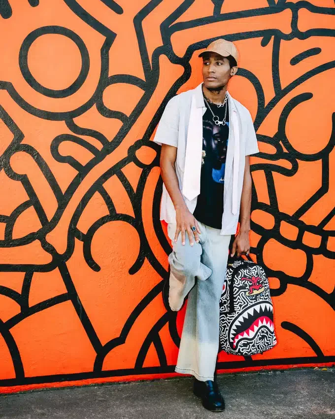 RUCSAK KEITH HARING SKATER SHARK DLXSR Rucsacuri
