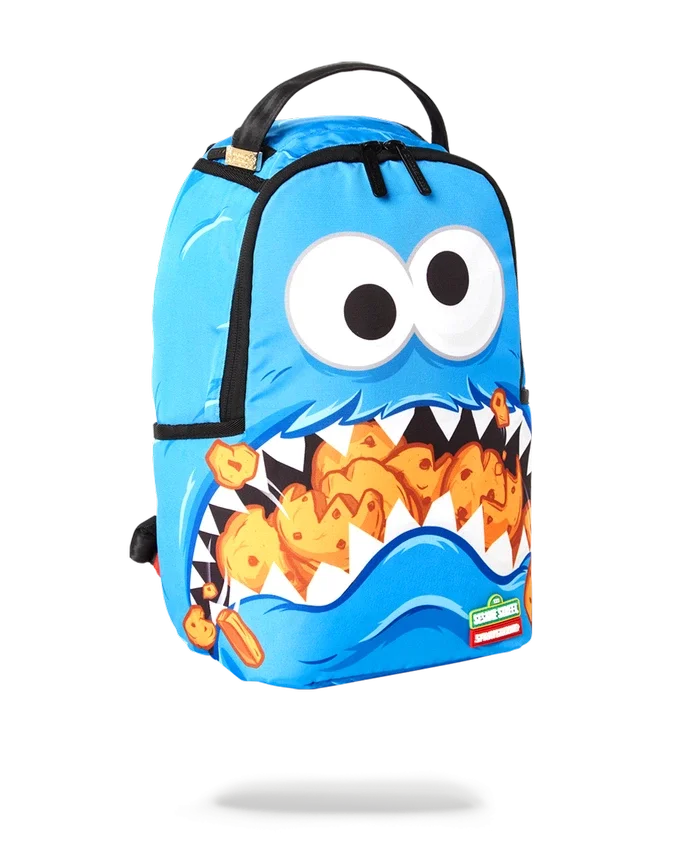 RUCSAK MINI COOKIE MONSTER SHARK RUCSAC