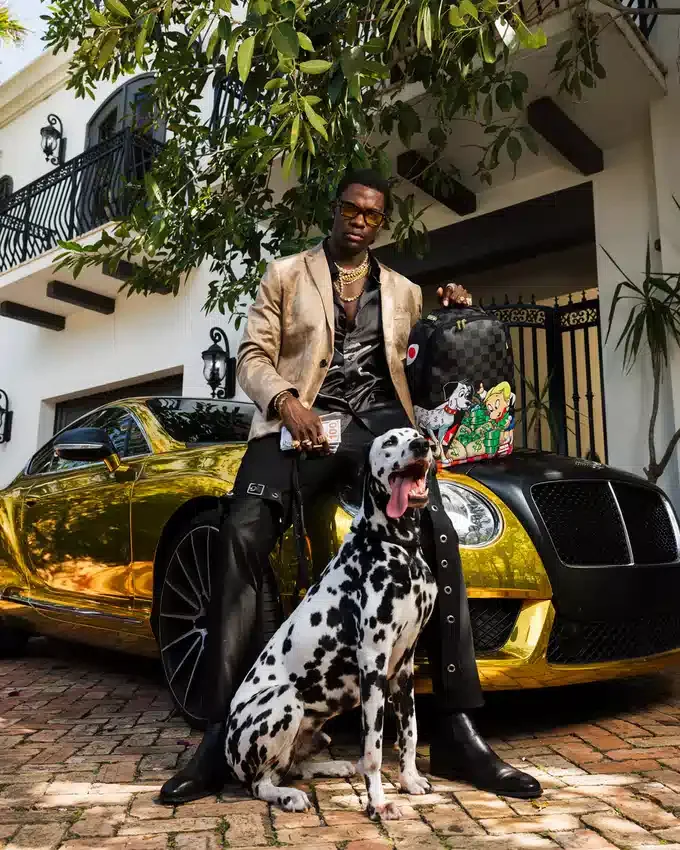 RUCSAK RICHIE RICH PAINT THE SHARK GOLD