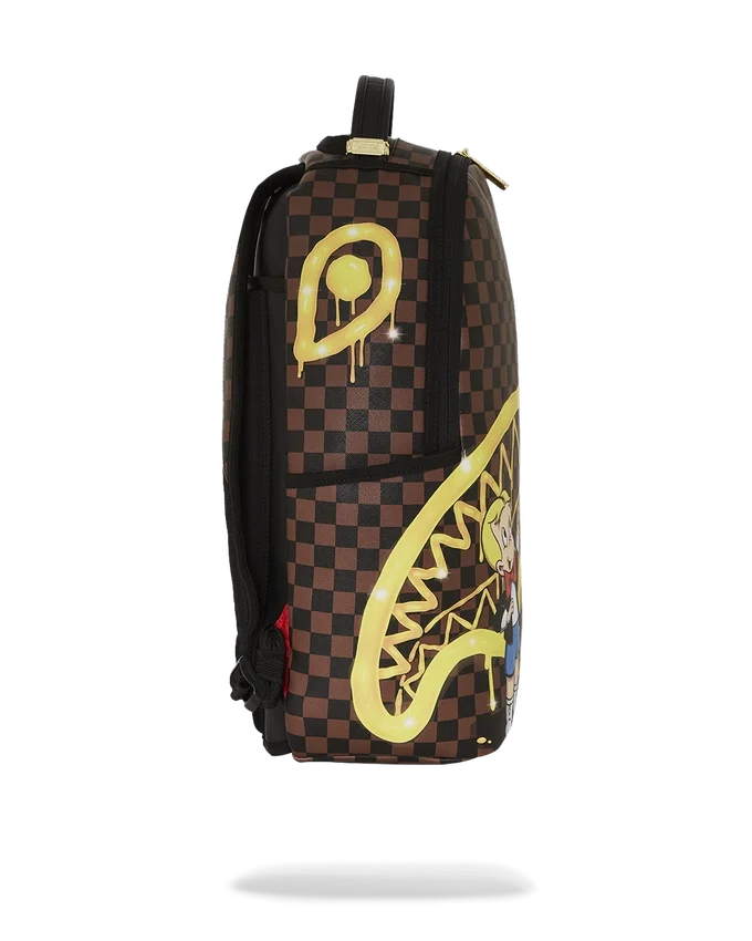 RUCSAK RICHIE RICH PAINT THE SHARK GOLD