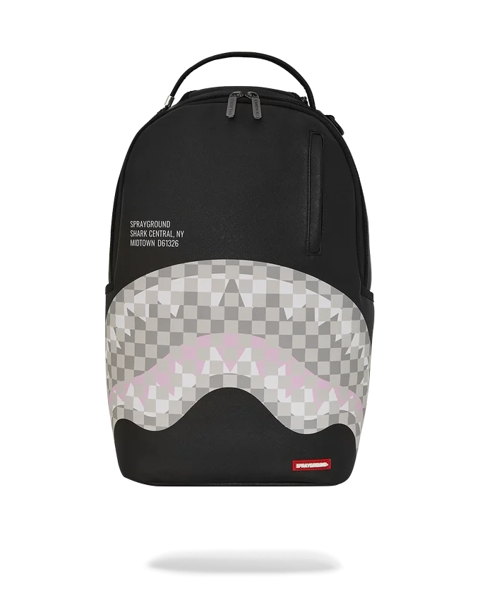 RUCSAK SHARK CENTRAL CREAM BLACK CHECK Rucsacuri