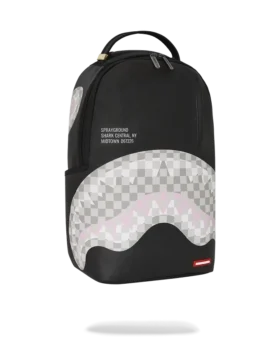 RUCSAK SHARK CENTRAL CREAM BLACK CHECK Rucsacuri