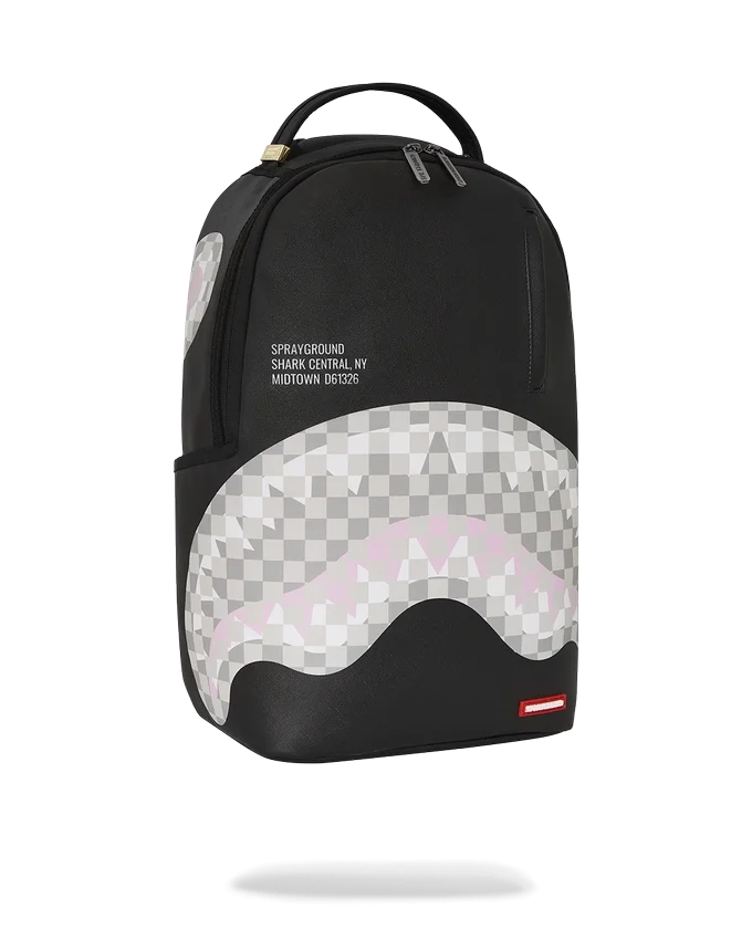 RUCSAK SHARK CENTRAL CREAM BLACK CHECK Rucsacuri