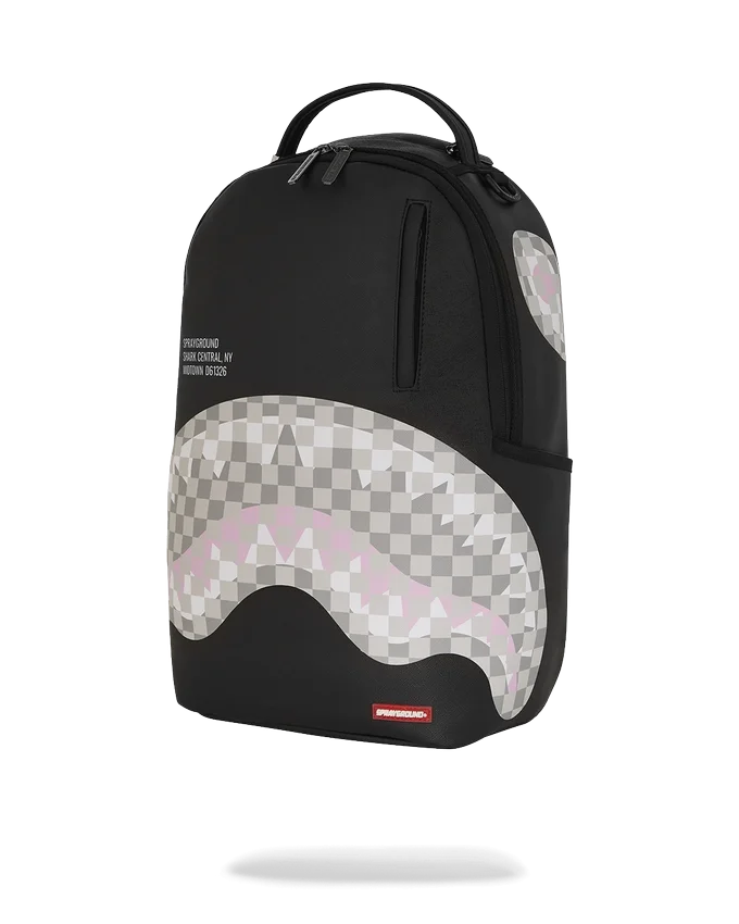 RUCSAK SHARK CENTRAL CREAM BLACK CHECK Rucsacuri