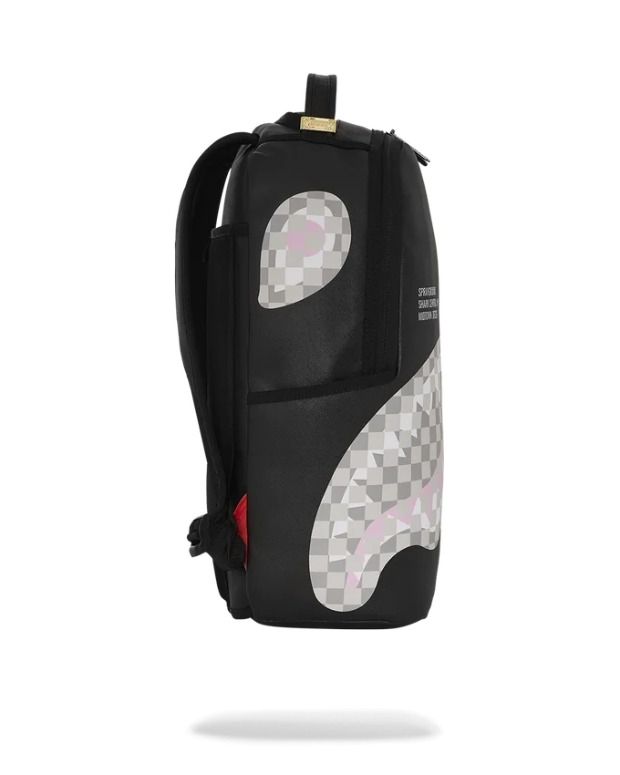 RUCSAK SHARK CENTRAL CREAM BLACK CHECK Rucsacuri
