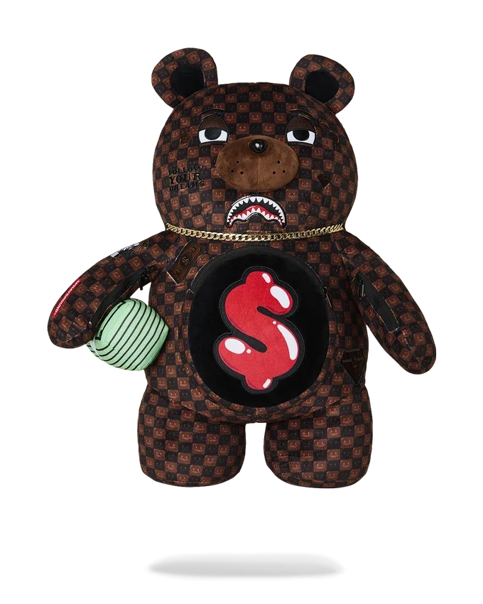 RUCSAK SHARKS IN PARIS GRIN & GRIND MONEYBEAR Rucsacuri