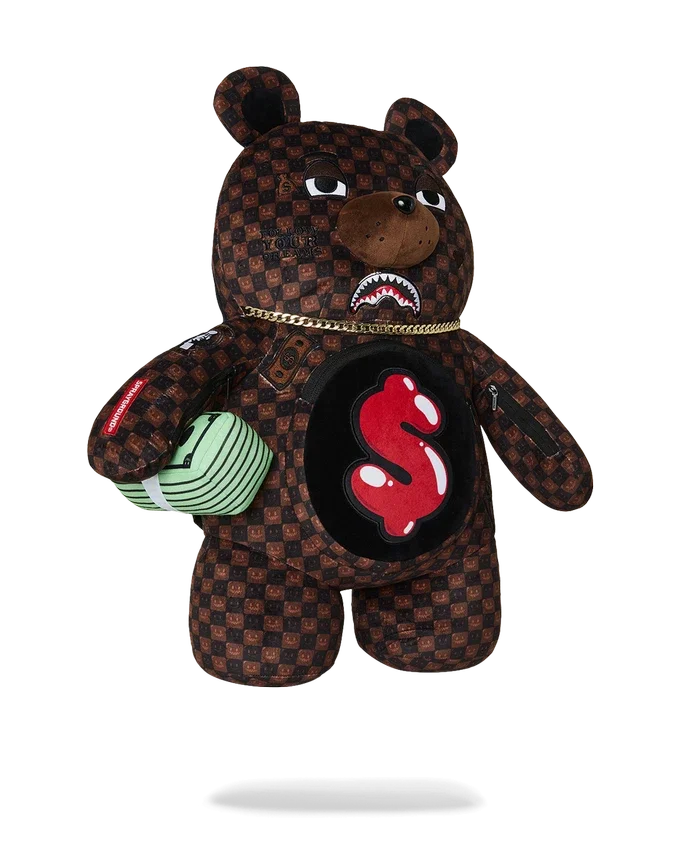RUCSAK SHARKS IN PARIS GRIN & GRIND MONEYBEAR Rucsacuri