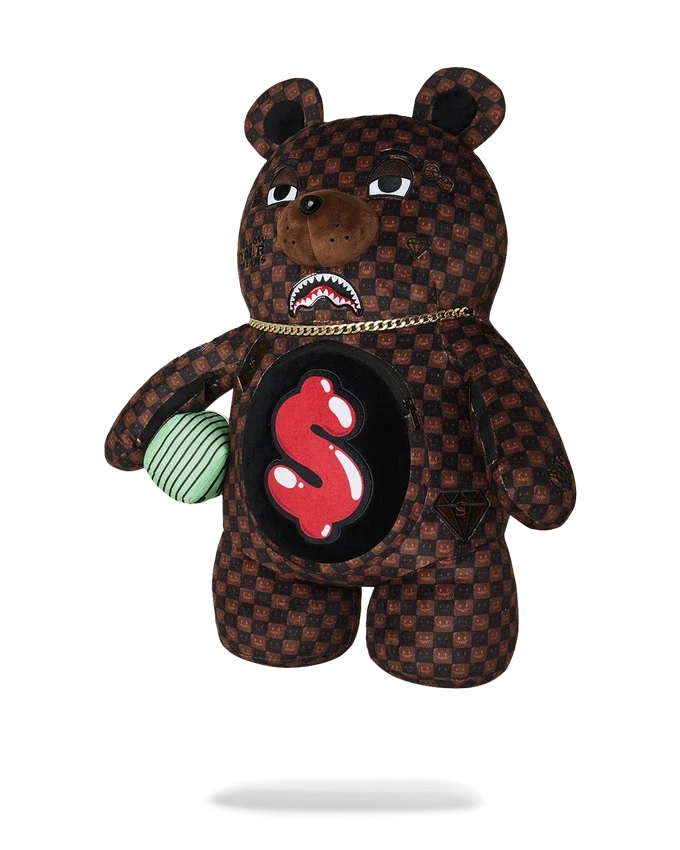 RUCSAK SHARKS IN PARIS GRIN & GRIND MONEYBEAR Rucsacuri
