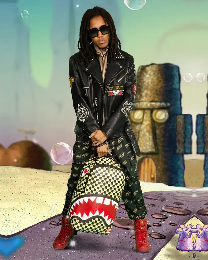 RUCSAK SPONGEBOB CHECKERED (DLXR)