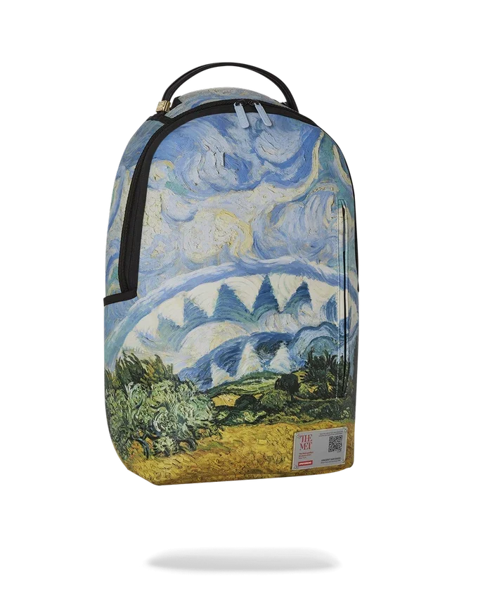RUCSAKUL MET VAN GOGH „CÂMP DE GRÂU CU CIPRESI”