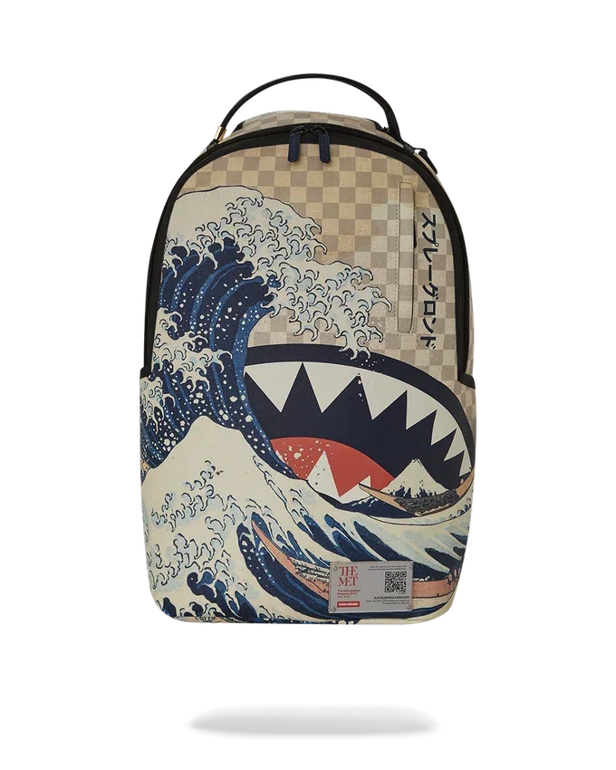 RUCSAUL MET HOKUSAI GREAT WAVE Rucsacuri