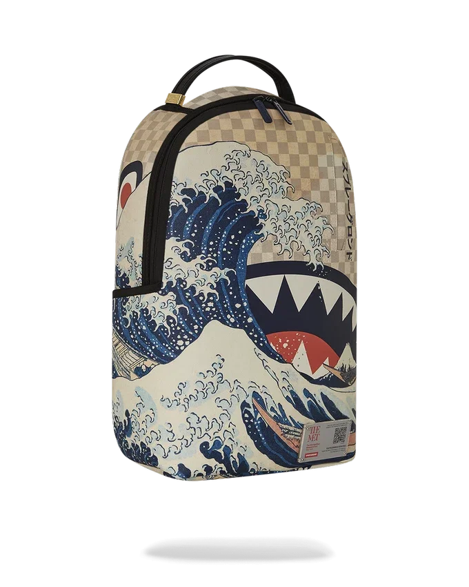 RUCSAUL MET HOKUSAI GREAT WAVE Rucsacuri
