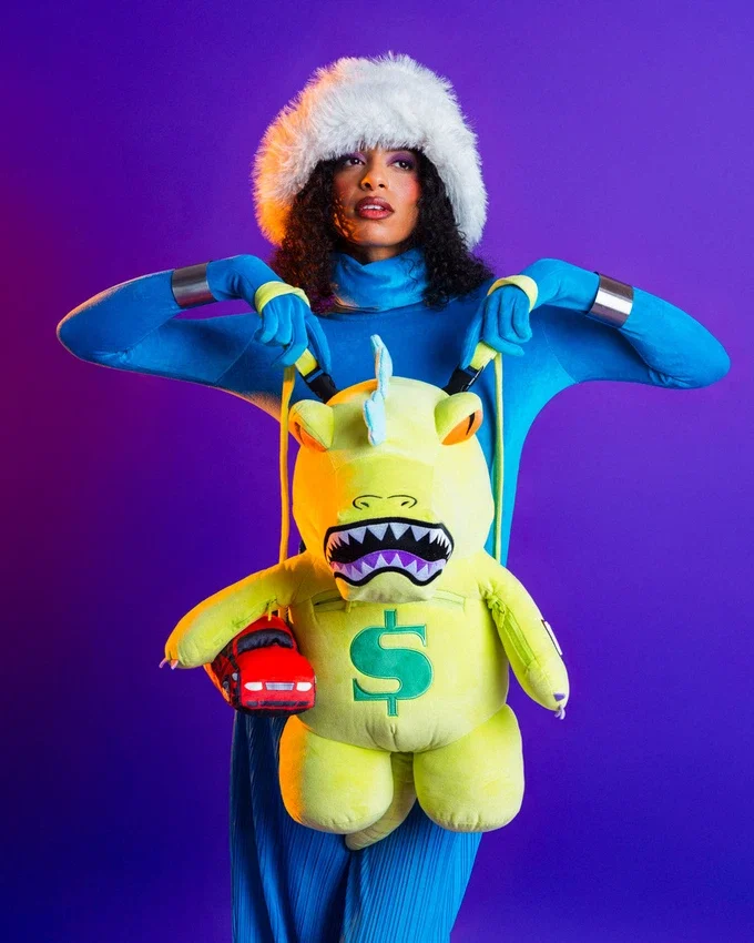 RUGRATS REPTAR GROWL Rucsac din pluş