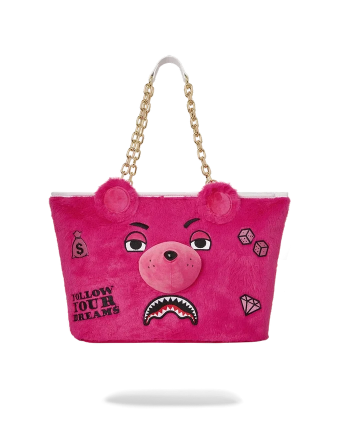 Sacoșa plușată Moneybear (roșu)