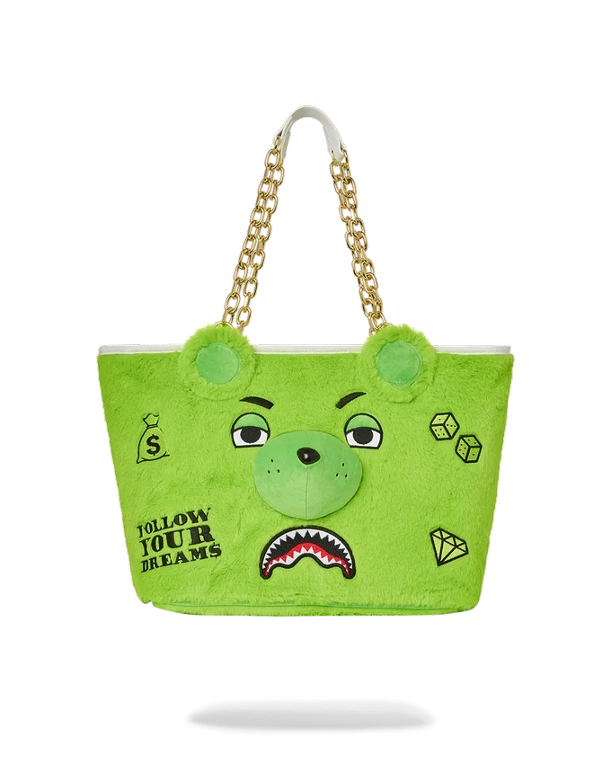 Sacoșa PLUSH MONEYBEAR (VERDE)