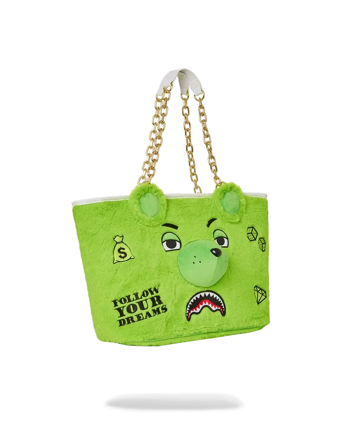 Sacoșa PLUSH MONEYBEAR (VERDE)