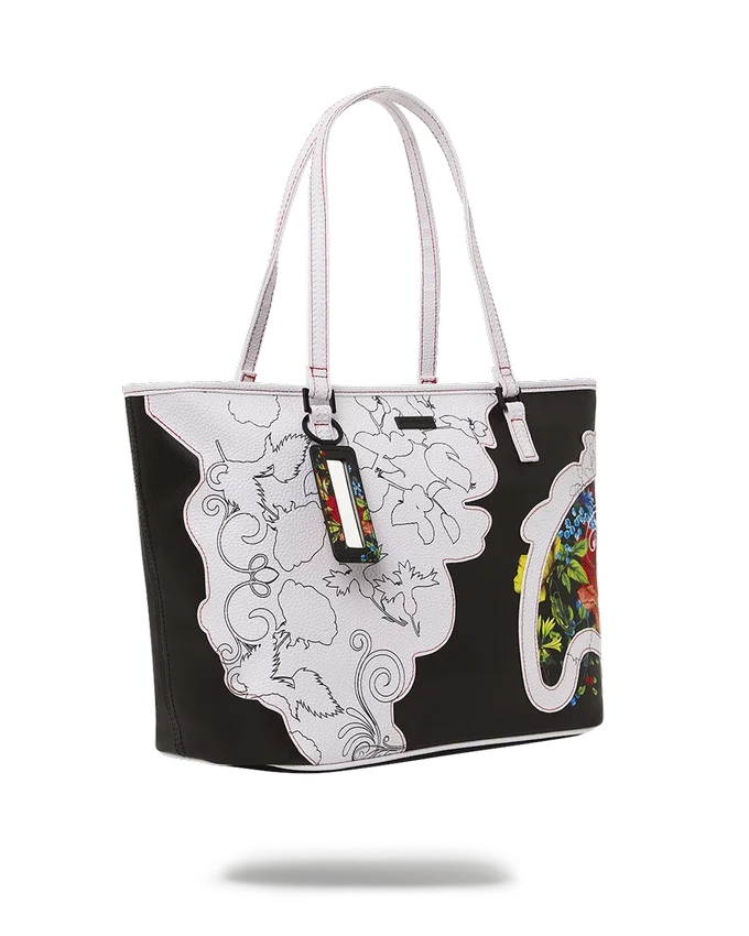 Sacoșa TOTE „THE FLORAL CUT”