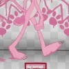 Sacoșe PINK PANTHER CU AMPRENTE DE LABĂ