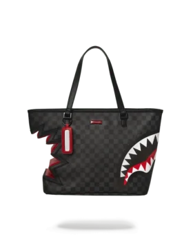 Sacoșe TOTE SHARK BITE SHARKS IN PARIS, GRI