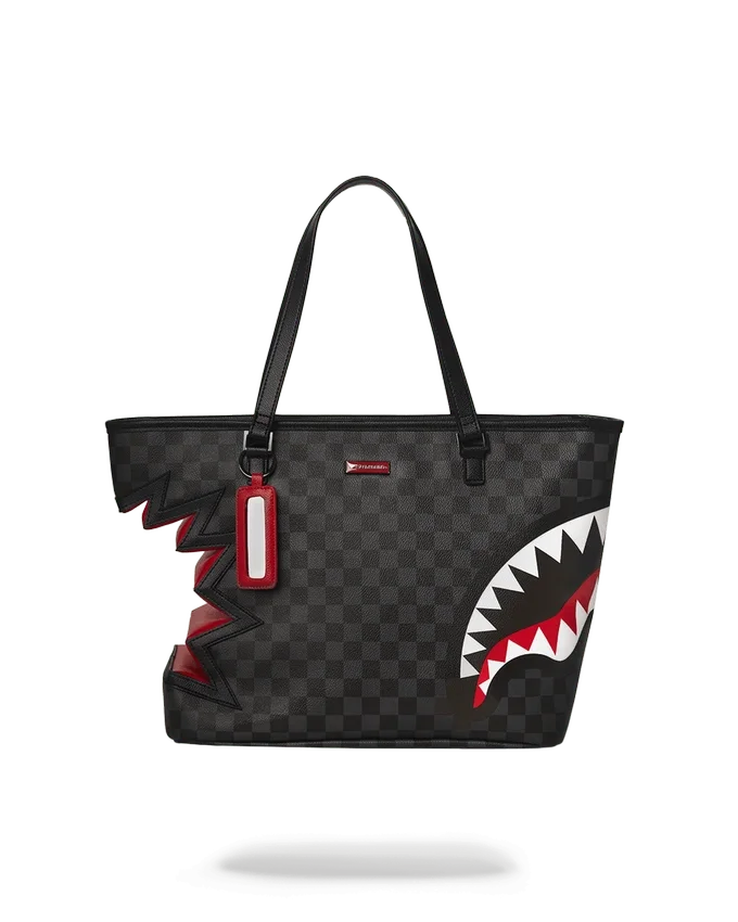 Sacoșe TOTE SHARK BITE SHARKS IN PARIS, GRI
