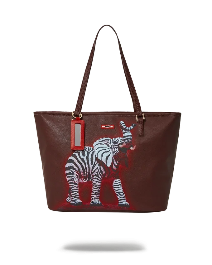 Sacoșe TOTE ZEBRA ELEPHANT RON ENGLISH COLLAB