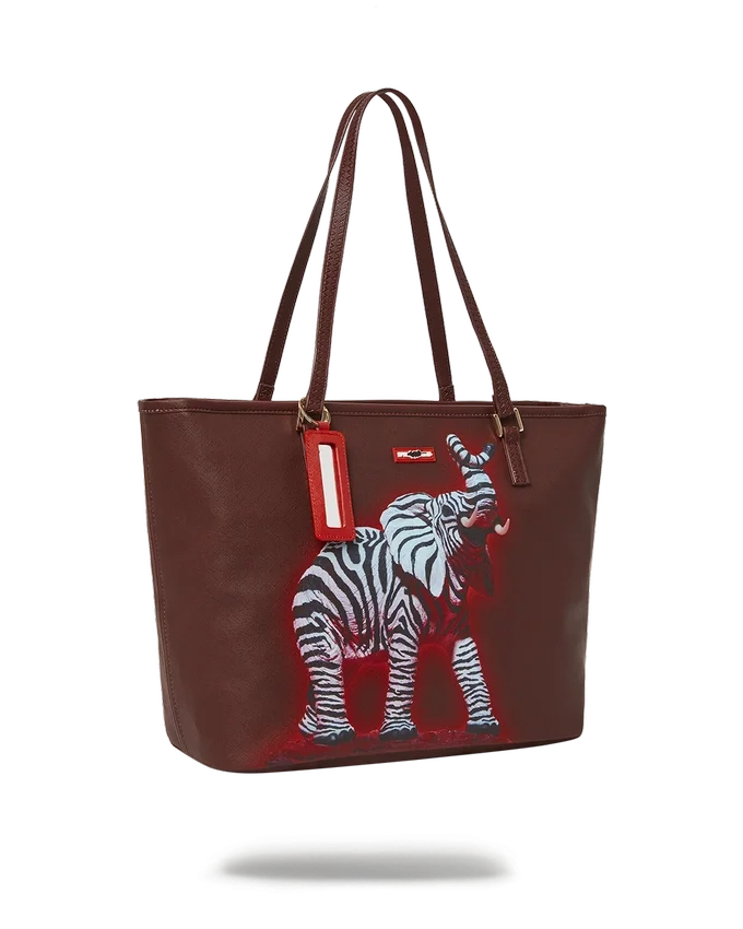 Sacoșe TOTE ZEBRA ELEPHANT RON ENGLISH COLLAB