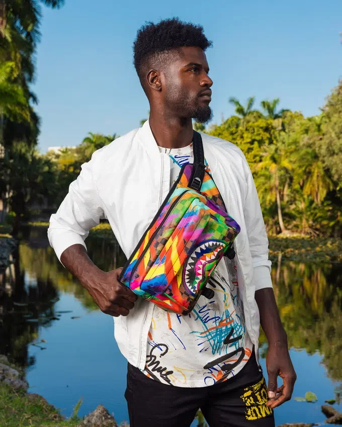 SHARKS IN PARIS CITY STREAKS Genți Crossbody CARGO