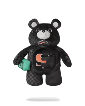 SPEED SHARK SIDE SWIPE MONEYBEAR TEDDY BEAR RUCSACURU URSULEȚ DE PLUȘ