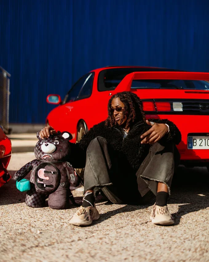 SPEED SHARK SIDE SWIPE MONEYBEAR TEDDY BEAR RUCSACURU URSULEȚ DE PLUȘ