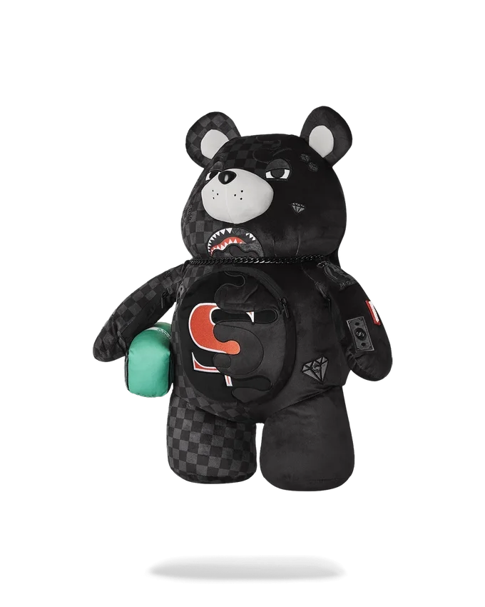 SPEED SHARK SIDE SWIPE MONEYBEAR TEDDY BEAR RUCSACURU URSULEȚ DE PLUȘ