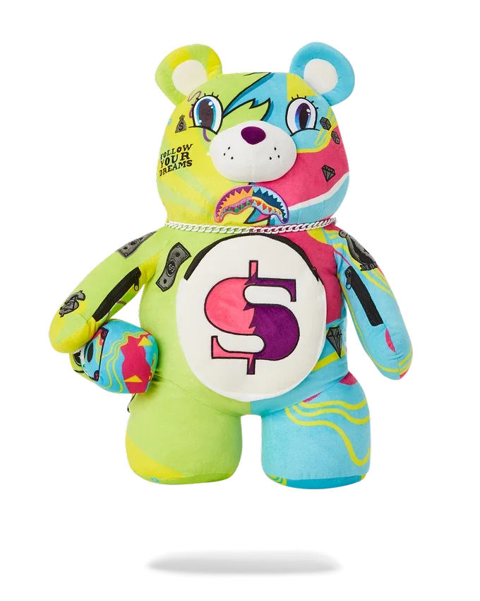 SUPER WEIRD MONEYBEAR RUCSAC CU URSULEȚ DE PLUȘ