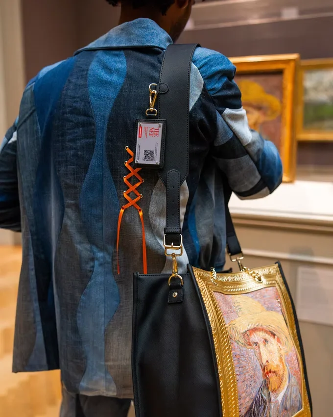 THE MET VAN GOGH FRAMED SELF-PORTRAIT Sacoșe