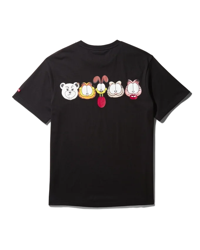 TRICOU CU IMAGINE GARFIELD (NEGRU)