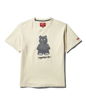 TRICOU CU MÂNECI SCURTE ȘI IMPRIMARE „MONEY BEAR” (CAIS)