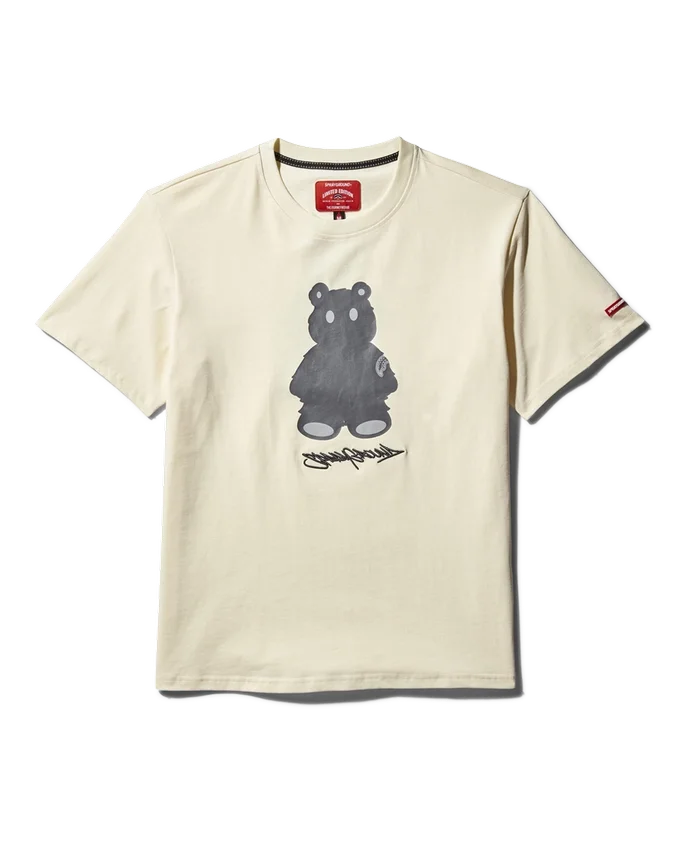 TRICOU CU MÂNECI SCURTE ȘI IMPRIMARE „MONEY BEAR” (CAIS)