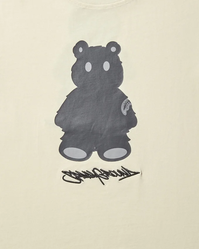 TRICOU CU MÂNECI SCURTE ȘI IMPRIMARE „MONEY BEAR” (CAIS)