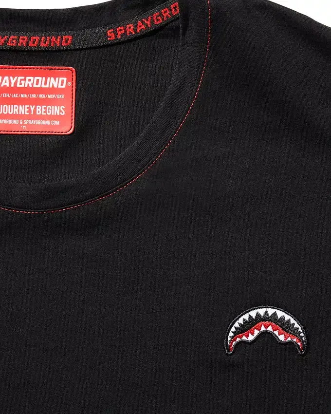 TRICOU OVER SHARK (NEGRU)