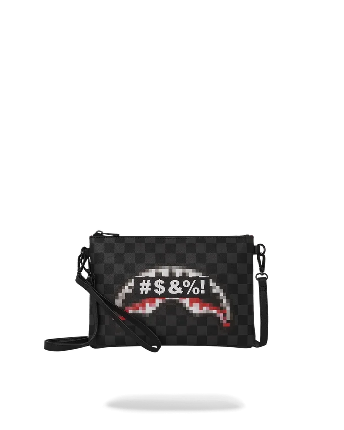 WHAT THE BEEP' SHARK CROSSOVER CLUTCH